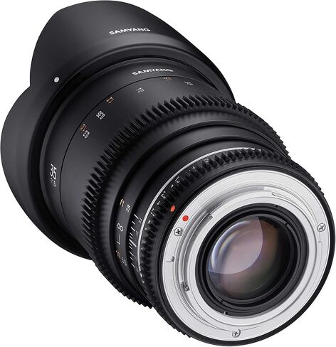Samyang 35mm T1.5 عالية السرعة واسعة الزاوية VDSLR MK2 Cine Lens لـ Sony E ، Sydsx35-E (متجدد) in Kuwait