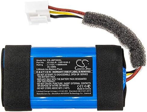 3.70V 6800MAH / 25.16WH بطارية مكبر صوت ، بطارية استبدال LI-ION لـ JBL Flip 5 JBLFLIP5WHTAM LINK PORTABLE ، 1INR19 / 66-2 ID1060-B in Saudi Arabia