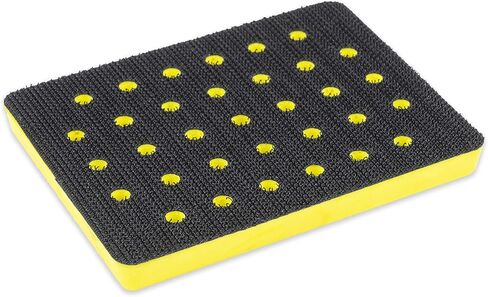 TGR 3" x 4" Sanding Backup Pad - Made in USA (Vacuum Hook Face) in Saudi Arabia