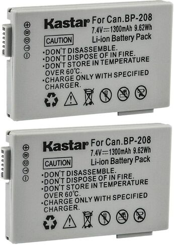 استبدال بطارية KASTAR 1 حزمة من Canon BP-208 BP-208DG BP-308 BP-310 BP-315 ، Canon Optura S1 Vixia HR10 DC19 DC21 DC211 DC211 DC211 DC211 DC211 DC211 DC211 DC211 DC210 DC210 DC210 DC210 DC210 DC210 DC210 DC210 DC210 DC210 DC210 DC210 DC21 in Kuwait