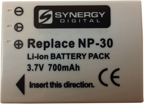 SDNP30 Lithium-Ion Rechargeable Battery - Ultra High Capacity (3.7V 700 mAh) - Replacement for Fuji NP-30 Battery For Fujifilm FinePix F440, F450, F455 in Saudi Arabia