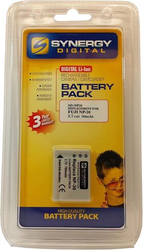 SDNP30 Lithium-Ion Rechargeable Battery - Ultra High Capacity (3.7V 700 mAh) - Replacement for Fuji NP-30 Battery For Fujifilm FinePix F440, F450, F455 in Saudi Arabia