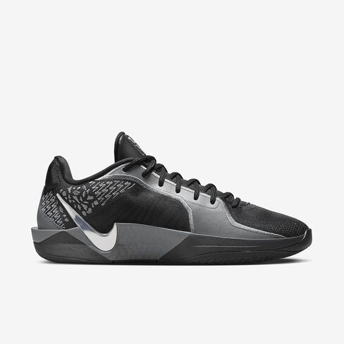Sabrina 2 Basketball Shoes (FQ2174-001, Black/Smoke Grey/Opti Yellow/Metallic Silver) Size 6 in Saudi Arabia