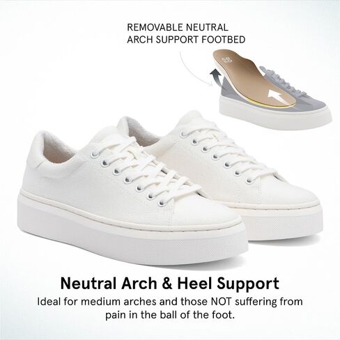 ABEO Jumpstreet Sneakers for Women | Arch Support Sneakers | Comfortable Women's Sneakers | Ball of Foot Pain Relief | Built-in Metatarsal Pads Women | Ball of Foot Cushions for Women in Saudi Arabia