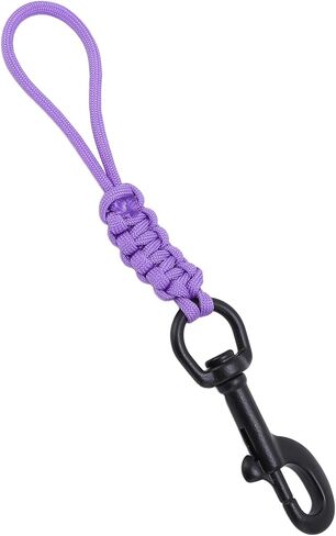 Scuba Diving Lanyard, Hand Woven Anti Lost Lanyard Stainless Steel Hook Portable Diving Gear for Cameras and Dive Lights in Saudi Arabia