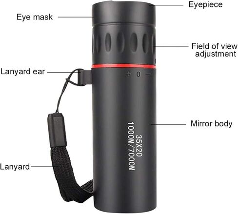 Professional Telescope 30X25 Portable High Definition Monocular Telescope Waterproof Mini Portable Zoom 10X Scope for Travel in Saudi Arabia