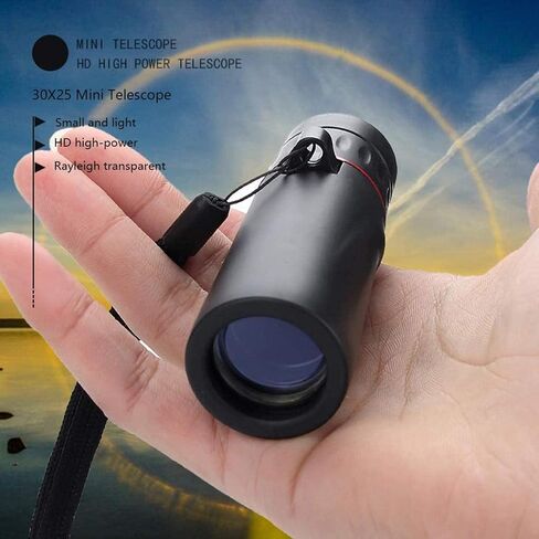 Professional Telescope 30X25 Portable High Definition Monocular Telescope Waterproof Mini Portable Zoom 10X Scope for Travel in Saudi Arabia