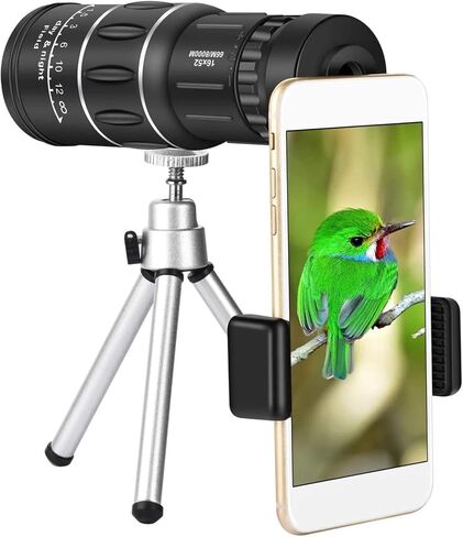 Heavy Duty Telescope High Definition 16x52 Powerful Monocular Dual Focus Outdoor Waterproof Telescope Bird Watching Monocular in Saudi Arabia