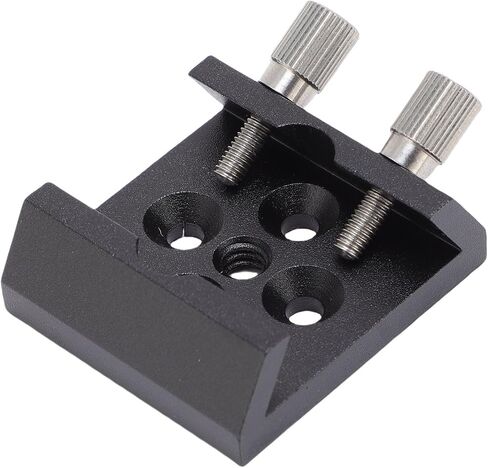 Yunseity Adjustable Metal Aluminum Telescope Finder Bracket, High Strength 20kg Load Capacity Finderscope Mount Bracket, Double Finder Mount Bracket Dovetail Base in Saudi Arabia