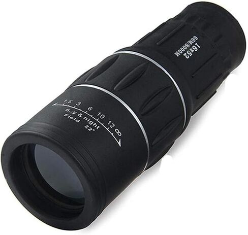 Monocular Telescope, 16X52 Dual Focus Monocular Telescope16x Zoom Binoculars 66M/8000M HD Scope Adjustable Focus Length Ocular Lens According, for Adult Bird Watching, Outdoor Hunting, Travel, in Saudi Arabia