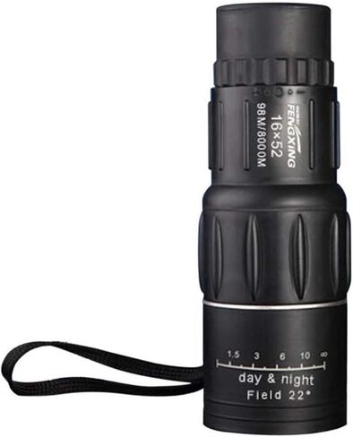 Monocular Telescope, 16X52 Dual Focus Monocular Telescope16x Zoom Binoculars 66M/8000M HD Scope Adjustable Focus Length Ocular Lens According, for Adult Bird Watching, Outdoor Hunting, Travel, in Saudi Arabia