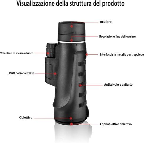 Monocular Telescope, 40x60telescopes, High-Power High-Magnification Low Light, Monoculars Equipped with Telescopic Tripod Mobile Phone Holder Adult Telescope Suitable for Viewing, Hiking, Trave in Saudi Arabia