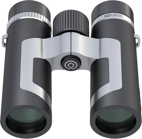 ZOOMR 10x34 Binoculars for Adults — Durable & Compact Binoculars w/Smartphone Adapter, Magnesium Housing, Anti-Fog & Multi-Coated Lens — for Travel, Nature, Festivals - Ruby Red in Kuwait