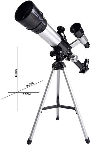 Ultra Hd, Portable Refractor Telescope,50mm Aperture 360mm AZ Adults Mount Astronomical Refracting Telescope,Fully-Coated Glass Optics in Saudi Arabia