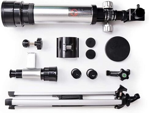 Ultra Hd, Portable Refractor Telescope,50mm Aperture 360mm AZ Adults Mount Astronomical Refracting Telescope,Fully-Coated Glass Optics in Saudi Arabia