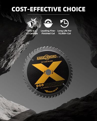 ANGELSWORD 3 Inch Circular Saw Blade, 7/16" Arbor 36T, for Framing, Fast Wood Cutting, 3 Pack, with 3/8" Bushing in Kuwait