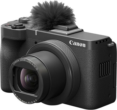 Canon PowerShot V1 Digital Camera + 64GB Extreme Speed Memory, HG-100 Stabilizing Grip W/BR-E1 Remote, Case, Software, and More (Vlogging Bundle) (Renewed) in Saudi Arabia