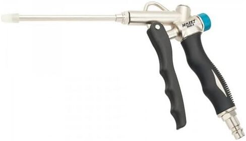 HAZET 2-Way Blow-Out Gun 9040-4 - Air Connection on Head or Handle, Suitable for Removing Fine Dirt in Hard-To-Reach Places - with Robust Aluminum Housing in Kuwait