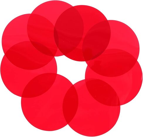 Homoyoyo 10pcs غروب الشمس الملونة الغلاف الجوي فاتح فيلم Red Color Correction Filters لتأثيرات إضاءة التصوير وتزيين المزاج in Saudi Arabia