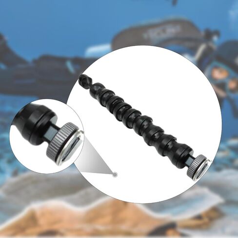Underwater Camera Light Arm Light Mount Joint Universal for Rig with Steel Wire for Snorkeling Lamp Arm Diving Photography, 6 Joints(10 Joints) in Saudi Arabia