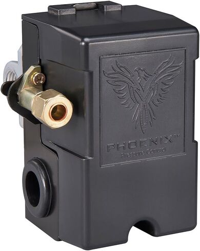 Phoenix 69MB7LY2C 95/125 PSI 4-PORT AIR DOPRESSOR SWITCH W/UNLOADER VALVE و AUTO/OFF (نوع الفرن) in Kuwait