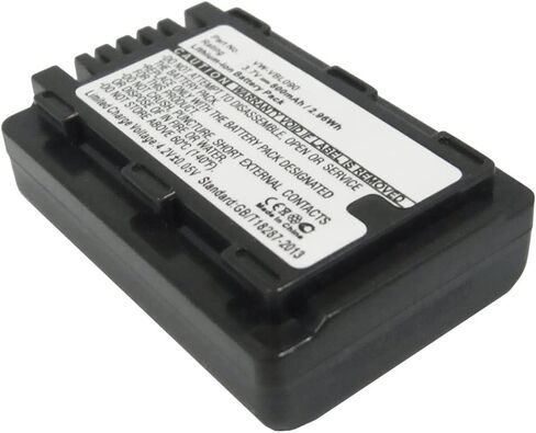 Synergy Digital Camera Battery, Compatible with Panasonic SDR-S50 Digital Camera, (Li-ion, 3.7V, 800mAh) Ultra High Capacity, Replacement for Panasonic VW-VBL090 Battery in Saudi Arabia