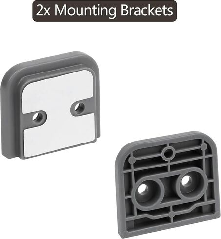Reinforced Retractable Baby Gate Replacement Parts Retractable Pet Gates Hardware Mounted Baby Gate for Doorway Full Set Hardware Reinforced Strips Dog Gates Screws Replacement, Black in Kuwait
