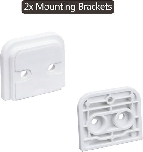 Reinforced Retractable Baby Gate Replacement Parts Retractable Pet Gates Hardware Mounted Baby Gate for Doorway Full Set Hardware Reinforced Strips Dog Gates Screws Replacement, Black in Kuwait