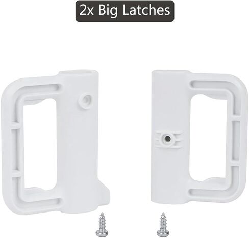 Reinforced Retractable Baby Gate Replacement Parts Retractable Pet Gates Hardware Mounted Baby Gate for Doorway Full Set Hardware Reinforced Strips Dog Gates Screws Replacement, Black in Kuwait