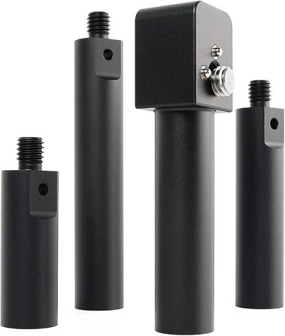 Eonvic 19mm Rod Mounting Bracket for ARRI RED Camera, with 2" 3" 4" Length Extension 3/8 Screw and Anti Twist (Orange) in Saudi Arabia