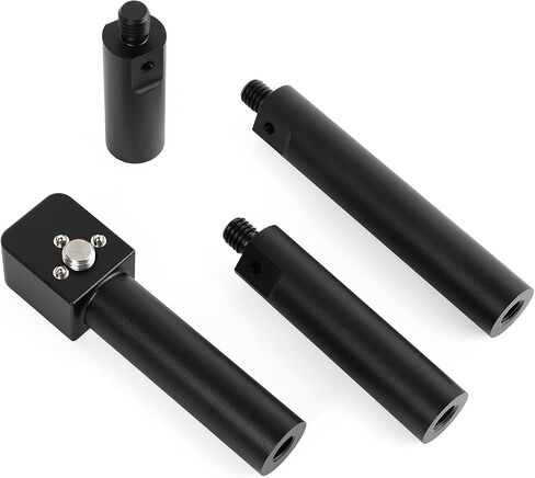 Eonvic 19mm Rod Mounting Bracket for ARRI RED Camera, with 2" 3" 4" Length Extension 3/8 Screw and Anti Twist (Orange) in Saudi Arabia