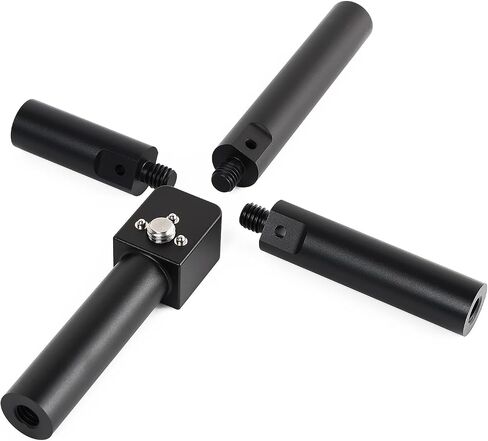 Eonvic 19mm Rod Mounting Bracket for ARRI RED Camera, with 2" 3" 4" Length Extension 3/8 Screw and Anti Twist (Orange) in Saudi Arabia