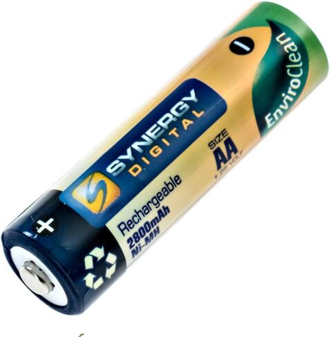 بطاريات الكاميرا الرقمية التآزر ، متوافقة مع كاميرا Fujifilm Finepix S2 Pro Digital ، (Ni-MH ، 1.25V ، 2800mAh) ، تتضمن مجموعة التحرير والسرد: 8 × AA Batchaleable Batchale in Saudi Arabia