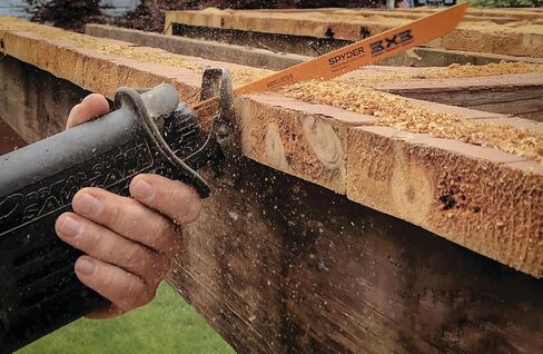 Double-Sided 6-Inch Wood/Metal Cutting 10/14-TPI Reciprocating Saw Blade in Saudi Arabia
