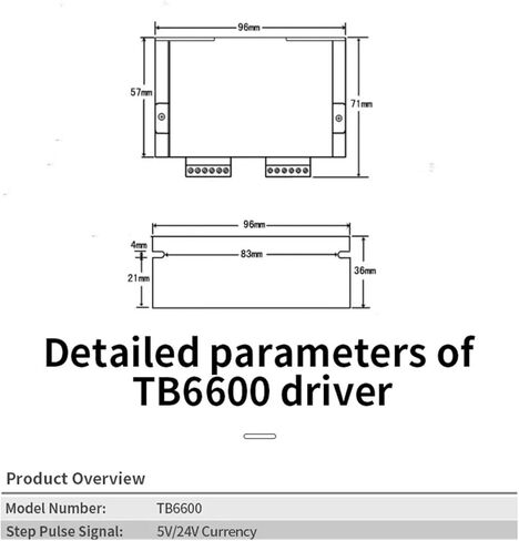 TB6600 32 التقسيم الفرعي 4.0A DC9-42V 1 محرك محور خطوة in Kuwait