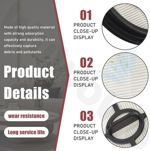 Set of 2 49-90-1963 Replacement Filter Compatible with Milwaukee M18 3 In 1 Backpack Vac Vacuum 0885-21HD 0885-20 in Kuwait