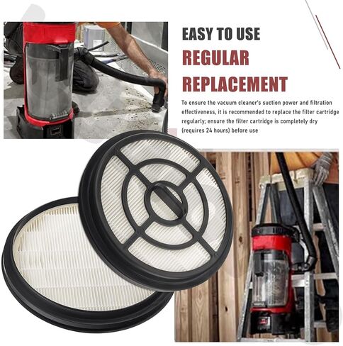 Set of 2 49-90-1963 Replacement Filter Compatible with Milwaukee M18 3 In 1 Backpack Vac Vacuum 0885-21HD 0885-20 in Kuwait