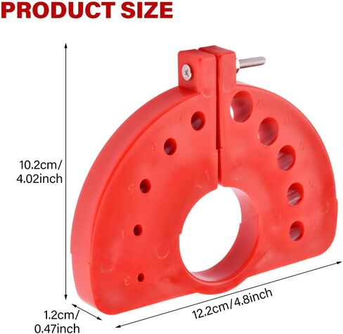 2pcs بتات الحفر البطيلة بت دورات الحفر البطيلة متعددة الحجم بتركات مطحنة لطاحونة زاوية الشفرة العملاقة (اللون: أحمر+أزرق) in Kuwait