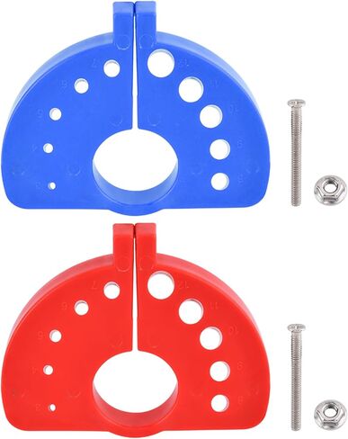 2pcs بتات الحفر البطيلة بت دورات الحفر البطيلة متعددة الحجم بتركات مطحنة لطاحونة زاوية الشفرة العملاقة (اللون: أحمر+أزرق) in Kuwait