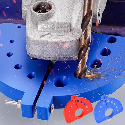 2pcs بتات الحفر البطيلة بت دورات الحفر البطيلة متعددة الحجم بتركات مطحنة لطاحونة زاوية الشفرة العملاقة (اللون: أحمر+أزرق) in Kuwait