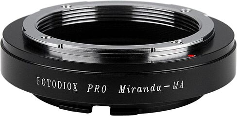 Fotodiox Pro Lens Mount Adapter, for Miranda Lens to Sony Alpha DSLR Cameras in Saudi Arabia