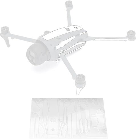 WRAPGRADE Partial Wraps Compatible with DJI Mavic 4 Pro Accent Color (Stealth Black) in Saudi Arabia