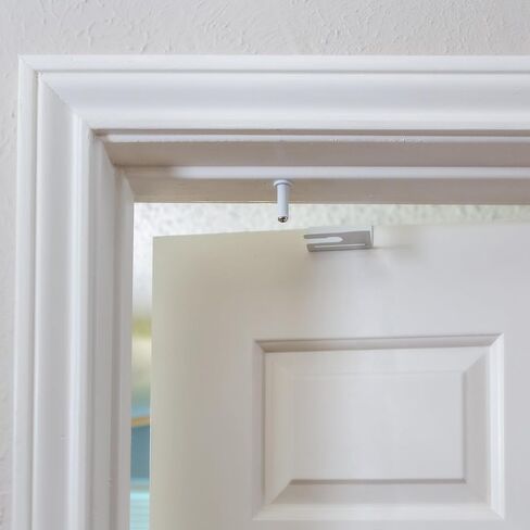 4 Pack – GlideLok Child Safety Door Top Lock | Access Lock from Either Side of The Door | for Interior & Exterior Doors | Metal Child Proof Door Lock (Not Plastic Like Others) in Saudi Arabia