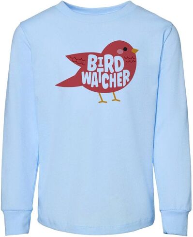 Bird Watcher Toddler Kids Long Sleeve T-Shirt in Kuwait