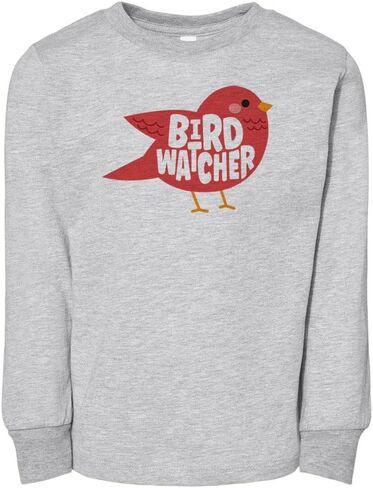 Bird Watcher Toddler Kids Long Sleeve T-Shirt in Kuwait