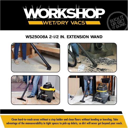 WORKSHOP Wet/Dry Vacs WS25008A 2-1/2-in. Extension Wand Vacuum Attachment in Saudi Arabia