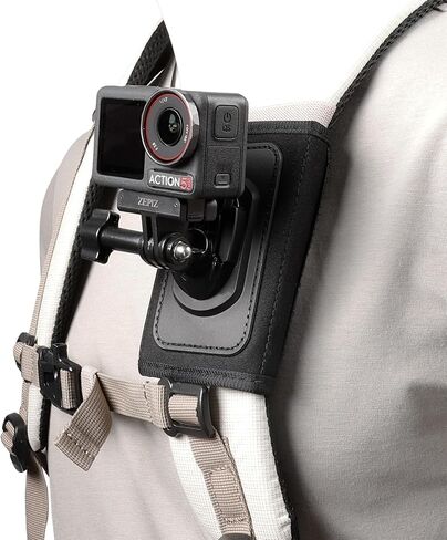 Backpack Strap Mount with Magnetic Quick Release Adapter for DJI Osmo Action 5 Pro, Osmo Action 4 3 in Saudi Arabia