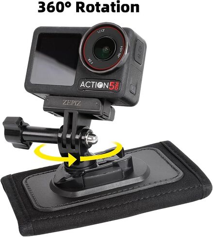 Backpack Strap Mount with Magnetic Quick Release Adapter for DJI Osmo Action 5 Pro, Osmo Action 4 3 in Saudi Arabia