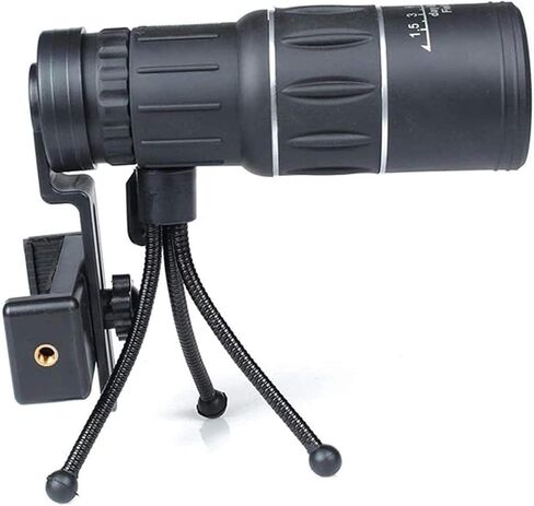 16X52 Monocular Telescope, Dual Focus Monocular Telescope16x Zoom Binoculars 66M / 8000M HD Scope Adjustable Focus Length Eyepiece Lens Suitable for Hiking/Camping in Saudi Arabia