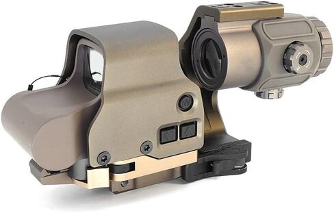 G43 3x Magnifier & Gen2 558 Combo مع FTC Mount & Red Dot Riser-2.26 "ارتفاع خط الوسط ، تمت ترقيته 558: الزجاج عالي الترانز ، وظيفة NV ، واضحة في الضوء القوي ، و detach Quick. in Kuwait